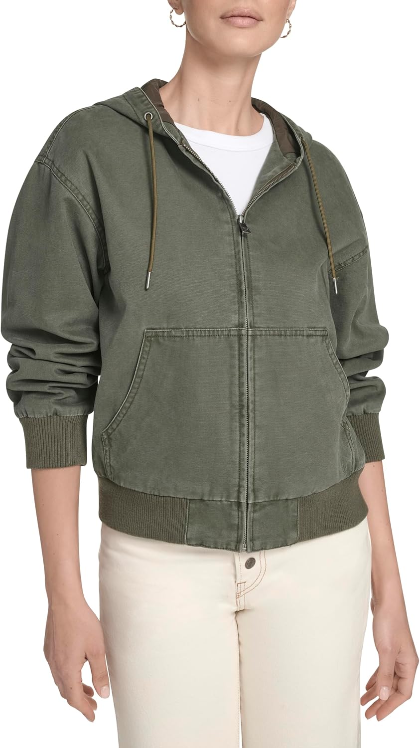 Женская куртка-бомбер Levi's с капюшоном, оливковый
Женская куртка-бомбер Levi's с капюшоном, оливковый