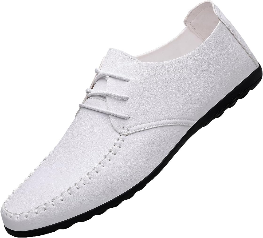 Мужские премиальные повседневные кроссовки WELRUNG из искусственной кожи на шнуровке для ходьбы, работы и вождения, белый
Мужские премиальные повседневные кроссовки WELRUNG из искусственной кожи на шнуровке для ходьбы, работы и вождения, белый