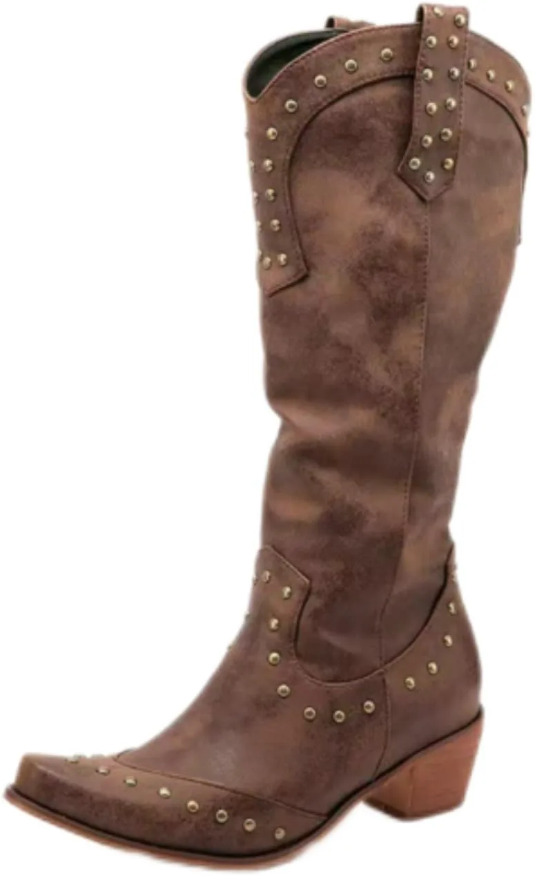 Винтажные сапоги RUMITY, рыцарские сапоги, ковбойские сапоги в стиле вестерн, высокие сапоги с металлическими заклепками, размер 35-48 (коричневый, 40)
Винтажные сапоги RUMITY, рыцарские сапоги, ковбойские сапоги в стиле вестерн, высокие сапоги с металлическими заклепками, размер 35-48 (коричневый, 40)