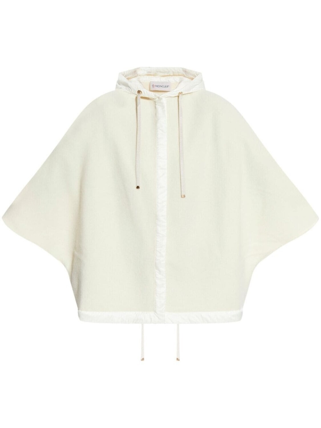 Moncler пончо с нашивкой-логотипом, белый
Moncler пончо с нашивкой-логотипом, белый