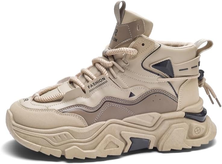 Мужские высокие кроссовки AoPlus с массивной подошвой, модный ретро-стиль, обувь «папа-шуз» для повседневной носки, хаки
Мужские высокие кроссовки AoPlus с массивной подошвой, модный ретро-стиль, обувь «папа-шуз» для повседневной носки, хаки