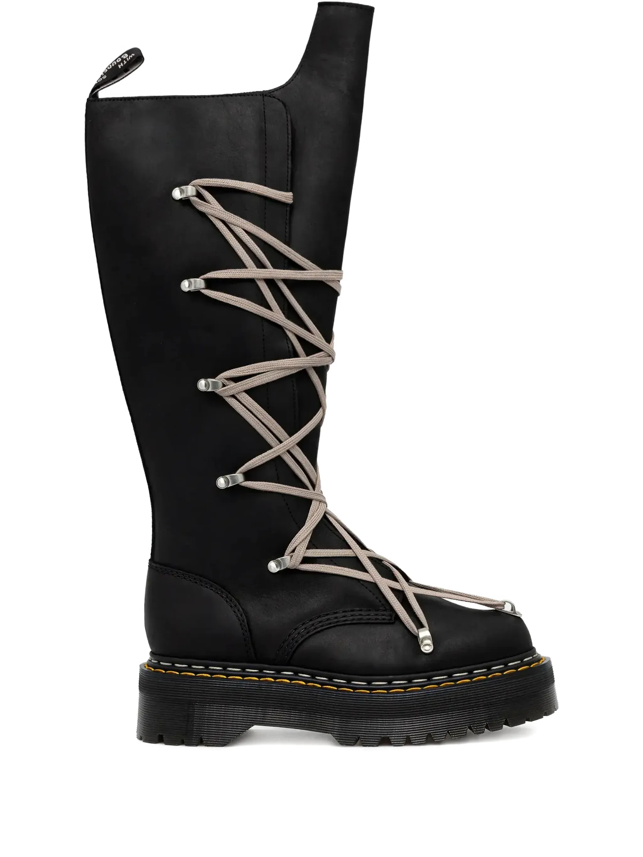 Кожаные ботинки Pentalace на четырехслойной подошве 1B60 Dr. Martens X Rick Owens, черный
Кожаные ботинки Pentalace на четырехслойной подошве 1B60 Dr. Martens X Rick Owens, черный