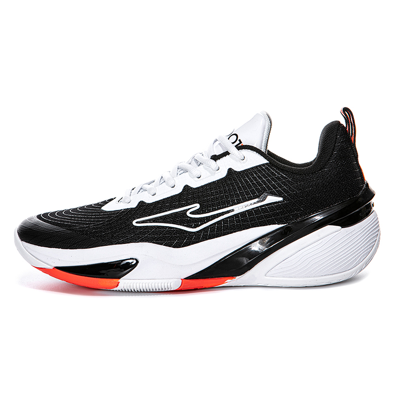 Erke Баскетбольные кроссовки с амортизаторами, противоскользящие, износостойкие, низкие, мужские, черно-белые 
Erke Баскетбольные кроссовки с амортизаторами, противоскользящие, износостойкие, низкие, мужские, черно-белые