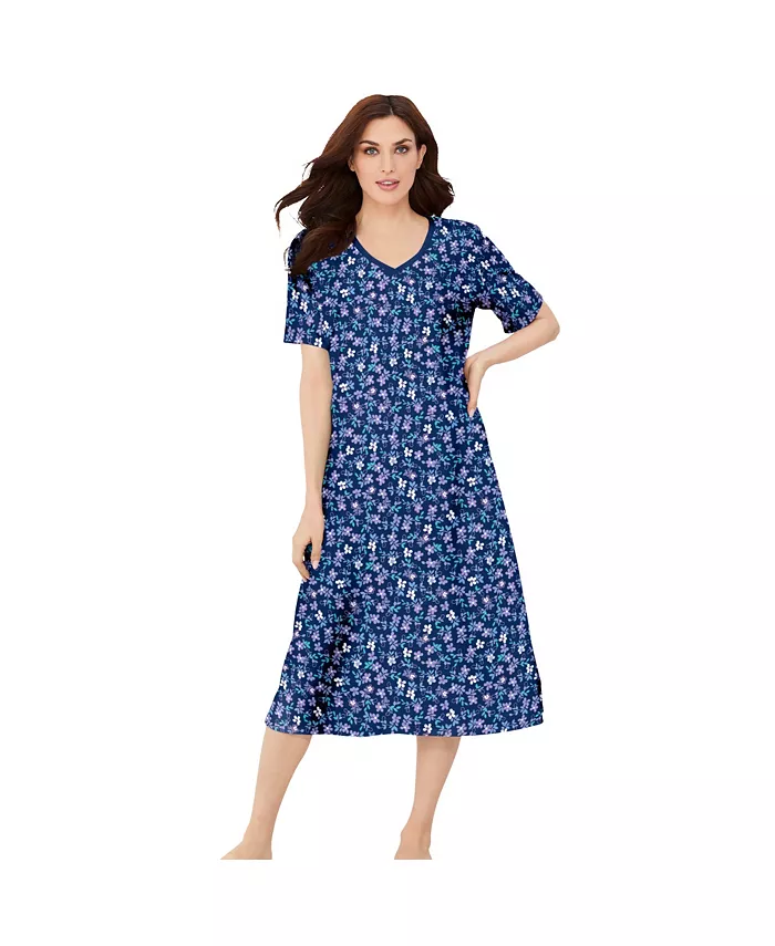 Женская длинная сорочка с принтом Dreams & Co., синий
Женская длинная сорочка с принтом Dreams & Co., синий