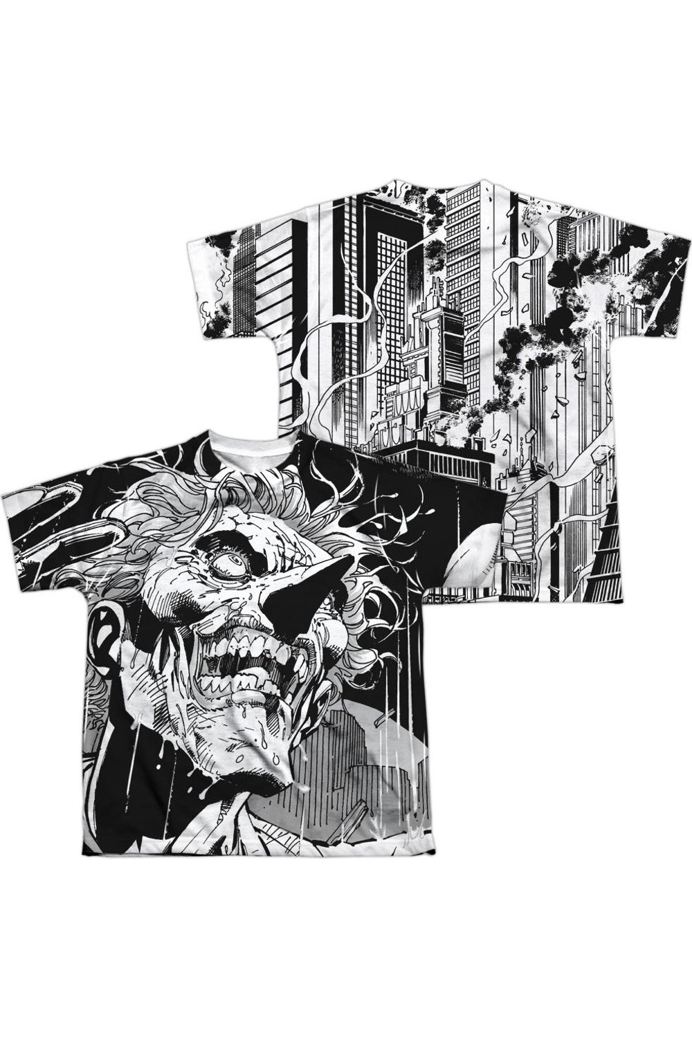 Футболка с коротким рукавом для детей с принтом Бэтмен и Джокер (спереди и сзади) Gildan, белый
Футболка с коротким рукавом для детей с принтом Бэтмен и Джокер (спереди и сзади) Gildan, белый