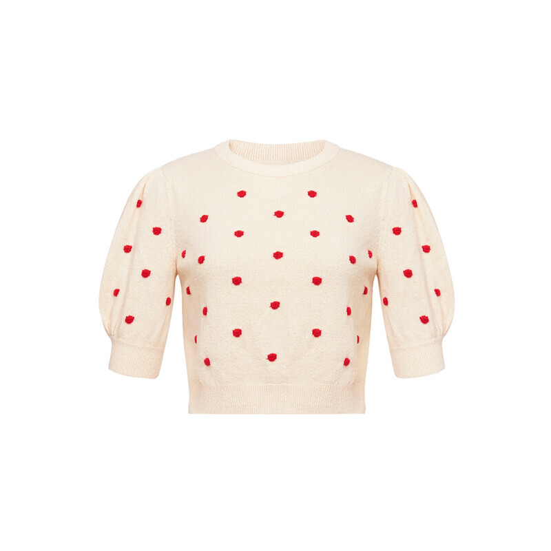 Свитер женский Deep Breath в горошек, черный
Свитер женский Deep Breath в горошек, черный