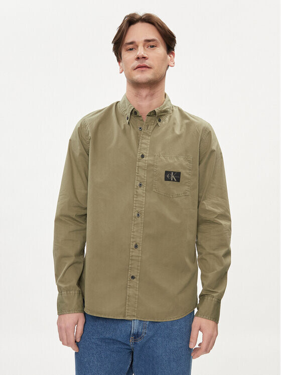 Рубашка стандартного кроя Calvin Klein, зеленый
Рубашка стандартного кроя Calvin Klein, зеленый