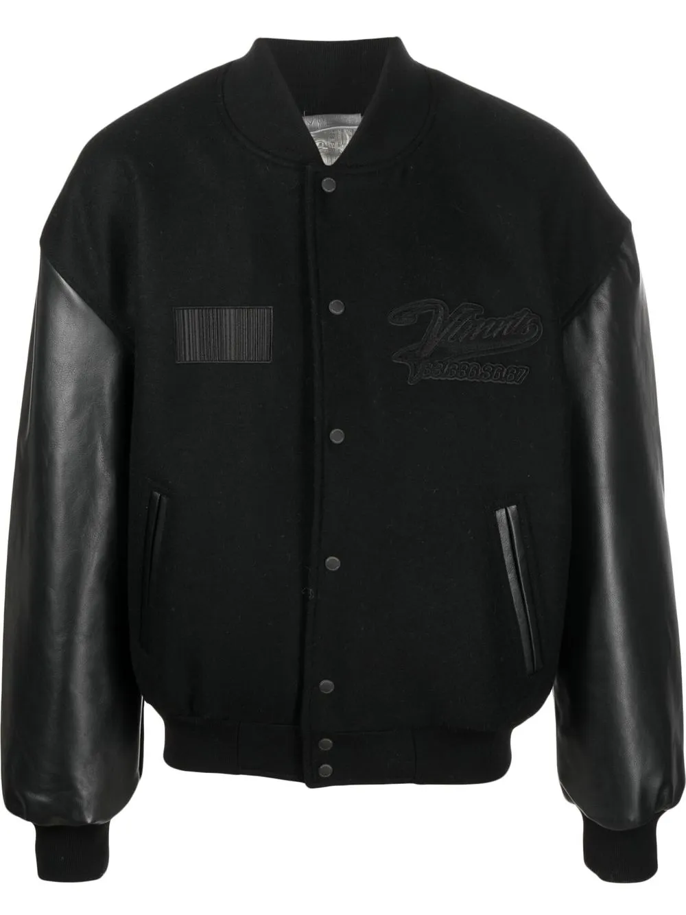 Бомбер с нашивкой-логотипом VTMNTS, черный
Бомбер с нашивкой-логотипом VTMNTS, черный