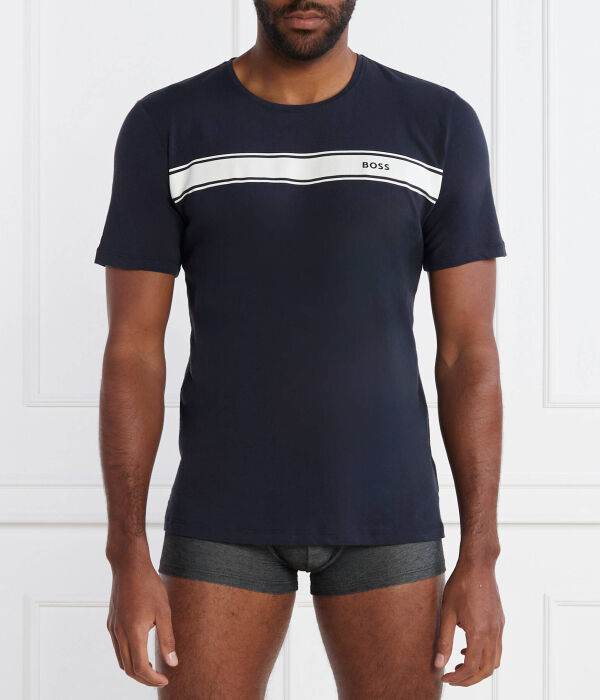 Футболка мужская Boss с контрастной полосой, синий
Футболка мужская Boss с контрастной полосой, синий