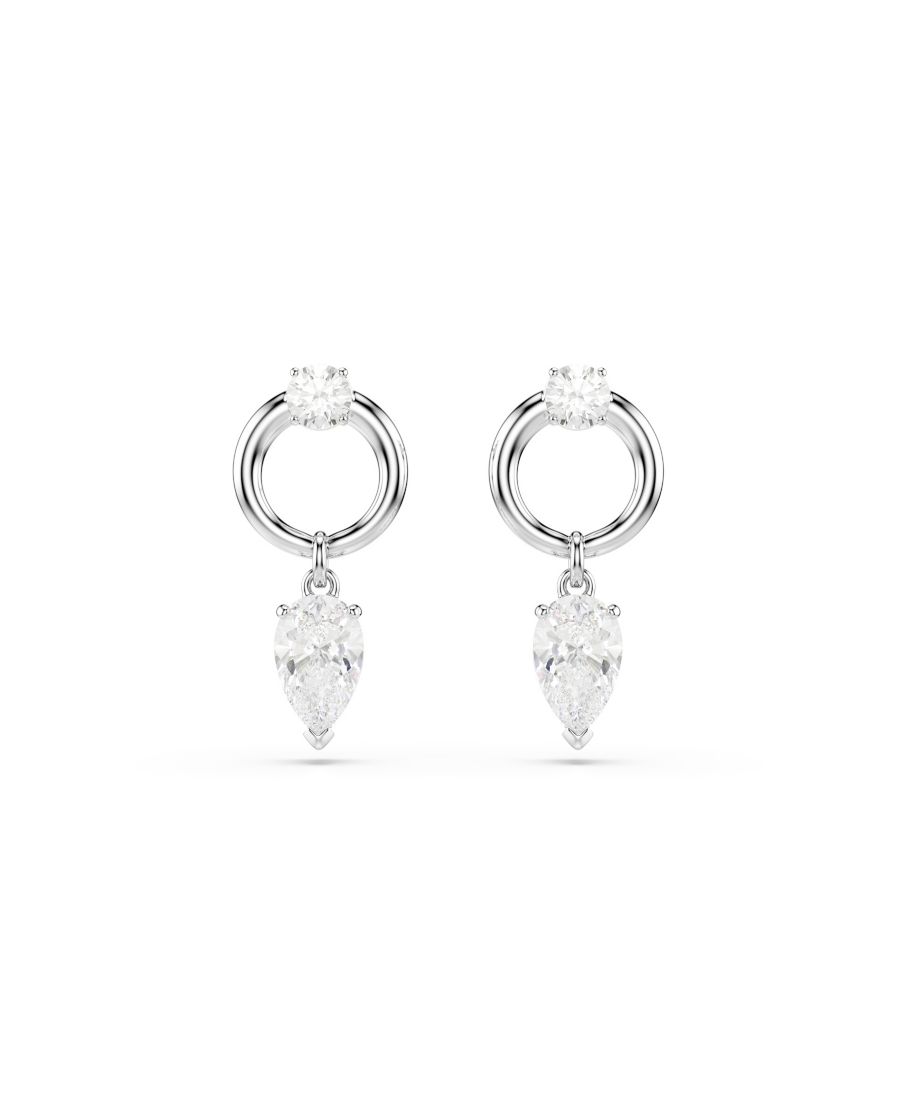 Серьги-подвески Mesmera с родиевым покрытием Swarovski, Silver, Clear
Серьги-подвески Mesmera с родиевым покрытием Swarovski, Silver, Clear