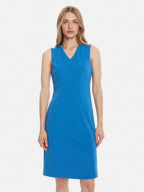 Коктейльное платье slim fit LV044C063G Calvin Klein, синий
Коктейльное платье slim fit LV044C063G Calvin Klein, синий