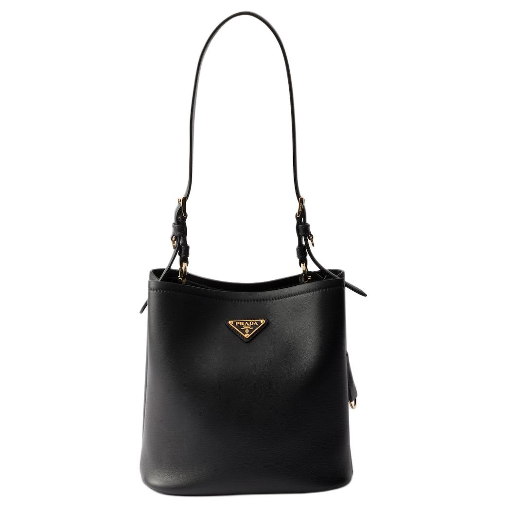 PRADA Кожаная женская сумка через плечо среднего размера черная
PRADA Кожаная женская сумка через плечо среднего размера черная