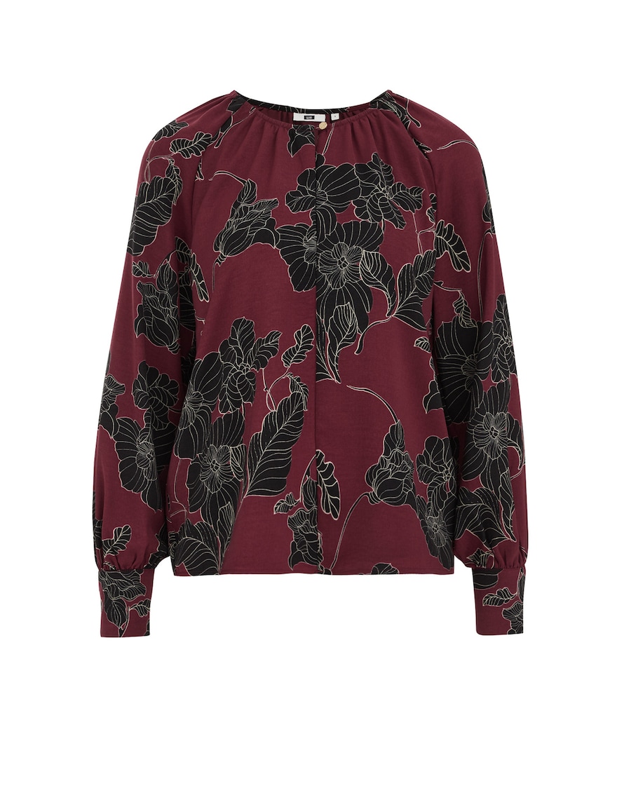 Блуза WE Fashion, Burgundy/Wine Red
Блуза WE Fashion, Burgundy/Wine Red