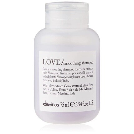 Шампунь Love Smoothing, нежное очищение для вьющихся и жестких волос, 2,54 жидких унции, Davines
Шампунь Love Smoothing, нежное очищение для вьющихся и жестких волос, 2,54 жидких унции, Davines