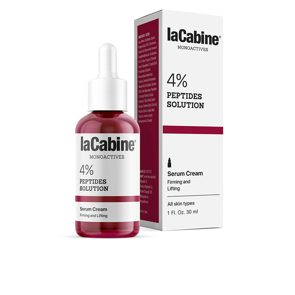 Увлажняющий крем для ухода за лицом Monoactives 4% peptides serum cream La cabine, 30 мл
Увлажняющий крем для ухода за лицом Monoactives 4% peptides serum cream La cabine, 30 мл