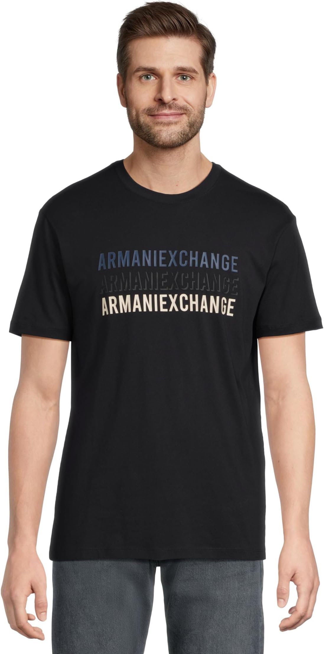 Футболка Armani Exchange Multi Logo T-shirt, цвет Deep Navy
Футболка Armani Exchange Multi Logo T-shirt, цвет Deep Navy