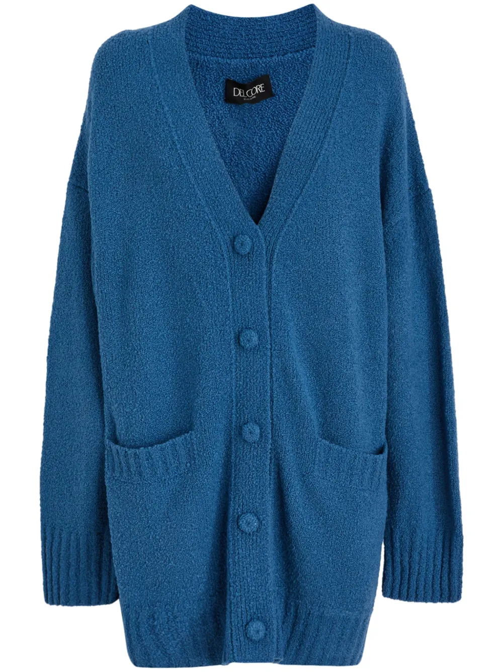 Кардиган с V-образным вырезом Del Core, синий
Кардиган с V-образным вырезом Del Core, синий