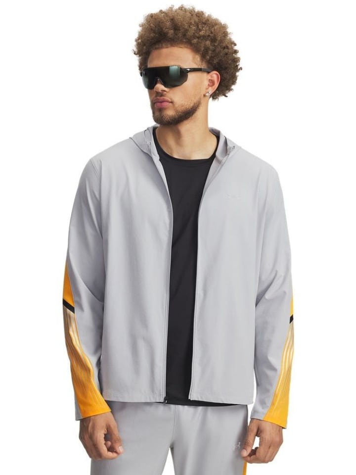 Куртка софтшелл Velociti Storm Hooded Jacket серого цвета Under Armour
Куртка софтшелл Velociti Storm Hooded Jacket серого цвета Under Armour