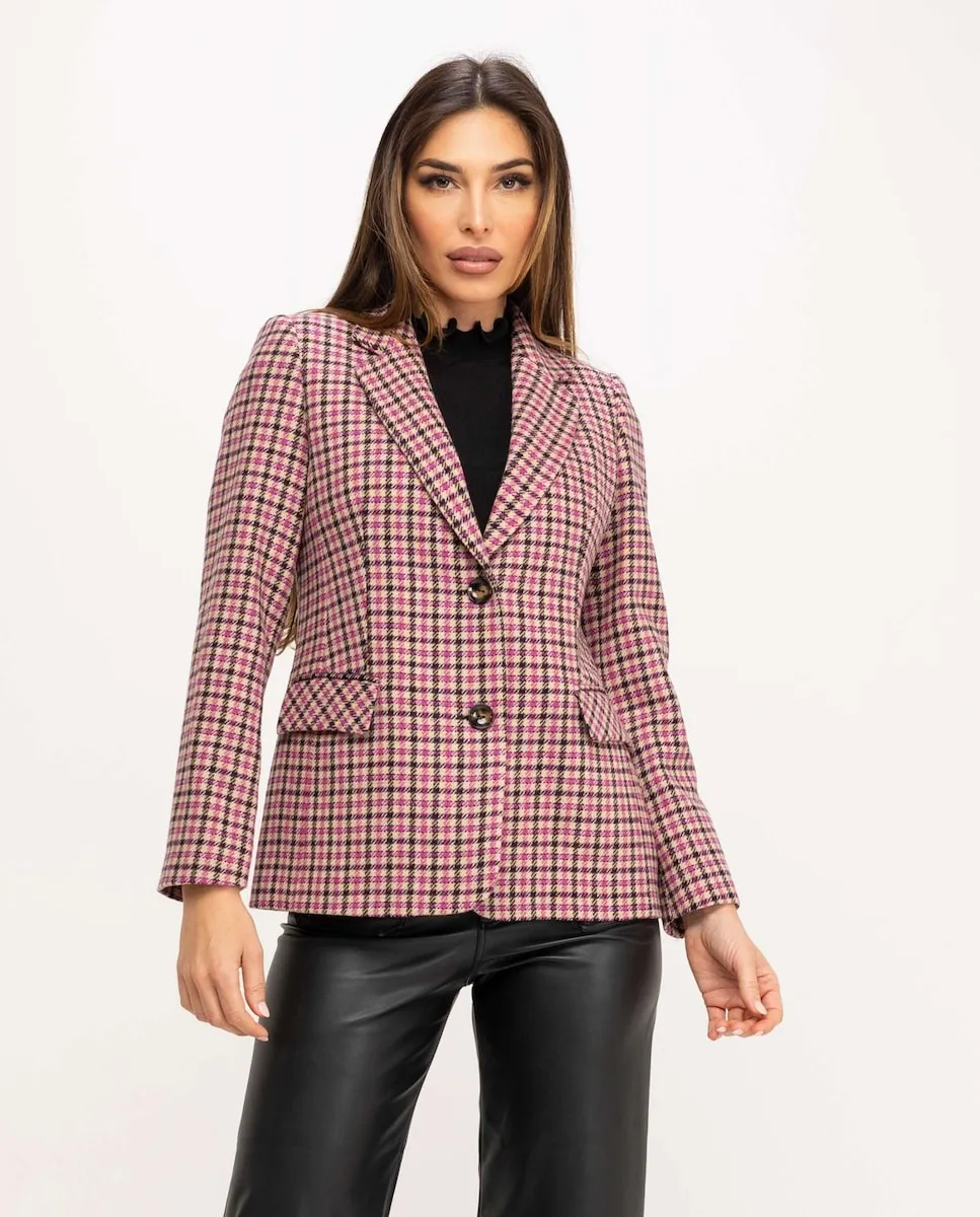 Женская куртка с отложным воротником и рукавами портного кроя Fsh, розовый/черный
Женская куртка с отложным воротником и рукавами портного кроя Fsh, розовый/черный