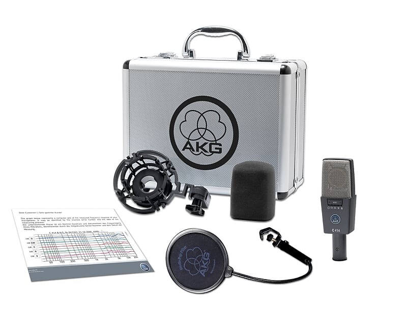 Студийный конденсаторный микрофон AKG C414 XLS Large Diaphragm Multipattern Condenser Microphone
Студийный конденсаторный микрофон AKG C414 XLS Large Diaphragm Multipattern Condenser Microphone