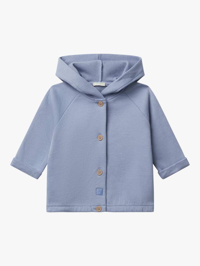 Детский хлопковый худи на пуговицах Benetton, Blue
Детский хлопковый худи на пуговицах Benetton, Blue