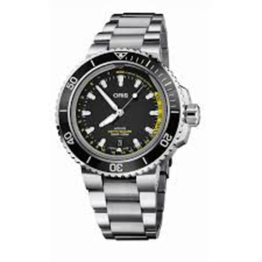 Oris Aquis Depth Gauge, черный циферблат, стальные мужские часы 01 733 7755 4154-Set MB
Oris Aquis Depth Gauge, черный циферблат, стальные мужские часы 01 733 7755 4154-Set MB