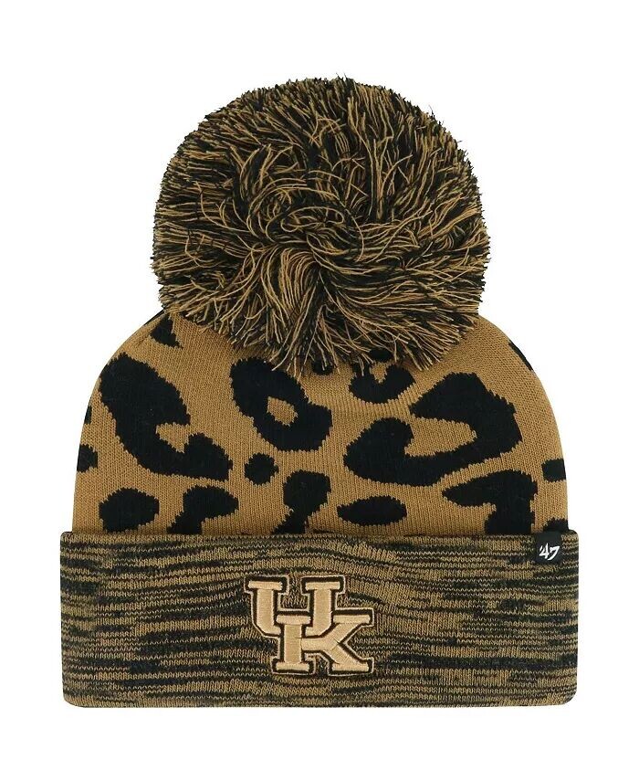 Женская коричневая вязаная шапка с манжетами и помпоном Kentucky Wildcats Rosette '47 Brand, коричневый
Женская коричневая вязаная шапка с манжетами и помпоном Kentucky Wildcats Rosette '47 Brand, коричневый