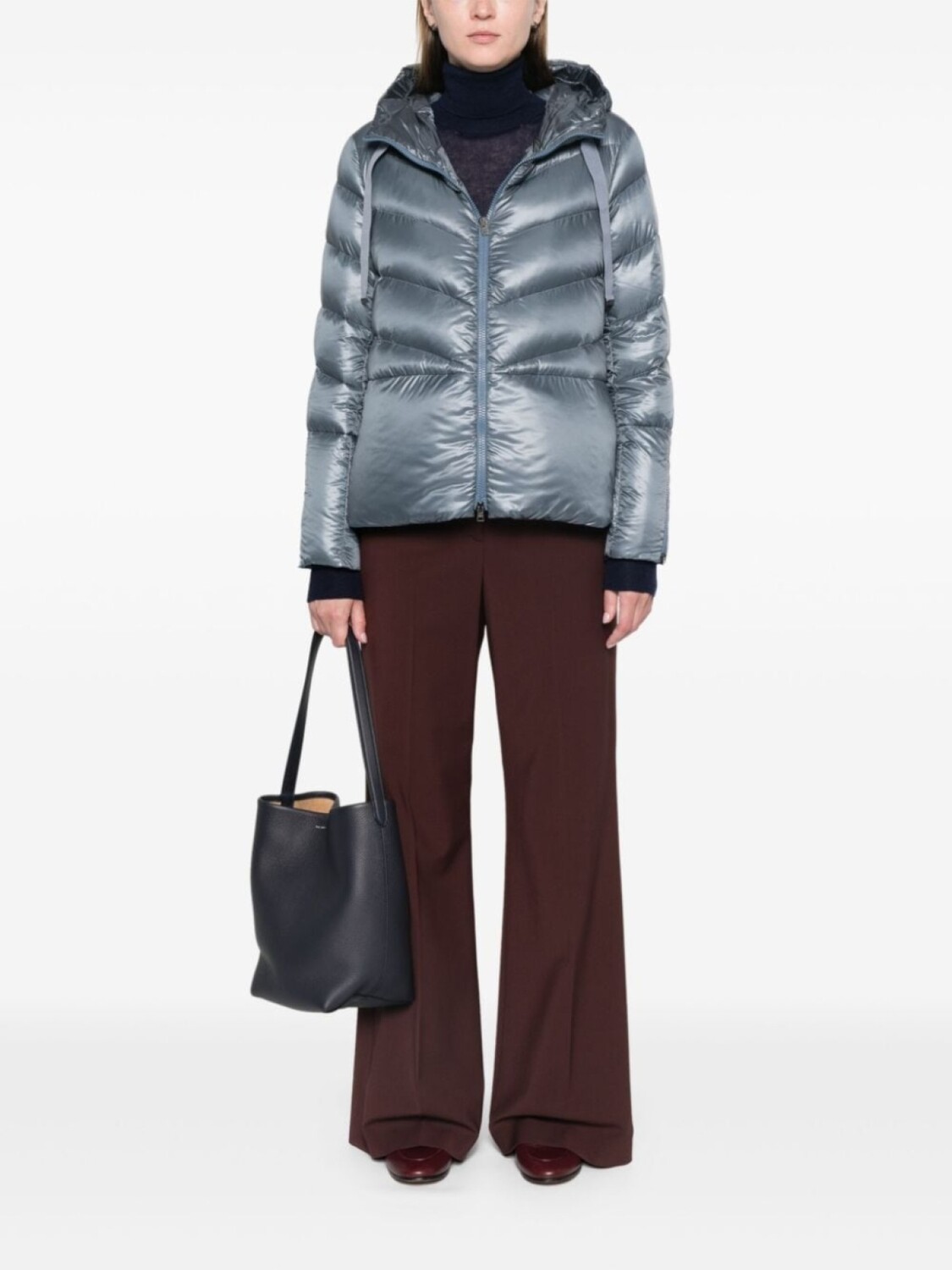 Herno пуховик с капюшоном, синий
Herno пуховик с капюшоном, синий