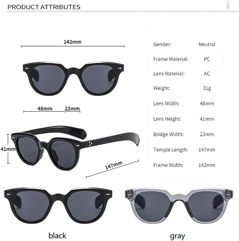 Модные круглые солнцезащитные очки для женщин, ретро, роскошные овальные женские очки с заклепками, панк-очки для мужчин, солнцезащитные очки UV400 TVTBBVV, Blue
Модные круглые солнцезащитные очки для женщин, ретро, роскошные овальные женские очки с заклепками, панк-очки для мужчин, солнцезащитные очки UV400 TVTBBVV, Blue