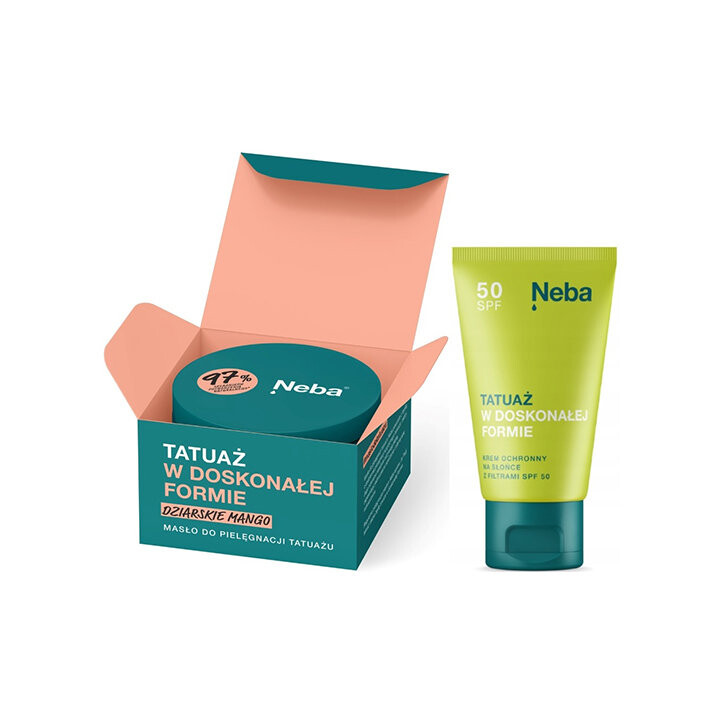 Набор Neba: масло Манго 100 мл + крем с тату-фильтром SPF50+ UVA 50 мл
Набор Neba: масло Манго 100 мл + крем с тату-фильтром SPF50+ UVA 50 мл