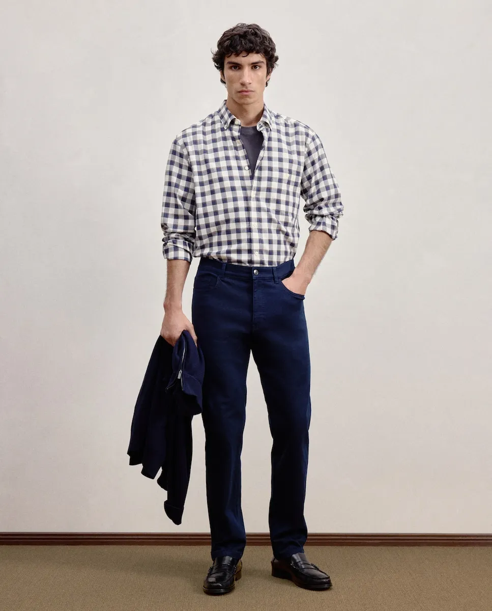 Мужские спортивные брюки с пятью карманами из хлопкового трикотажа Dustin, синий
Мужские спортивные брюки с пятью карманами из хлопкового трикотажа Dustin, синий