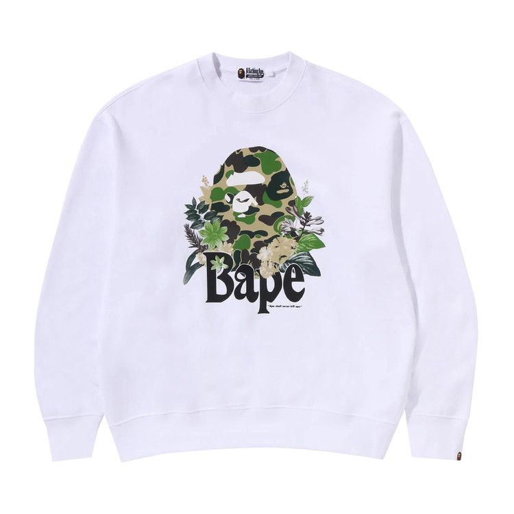 Свитер BAPE Floral Ape Head Crewneck, White
Свитер BAPE Floral Ape Head Crewneck, White