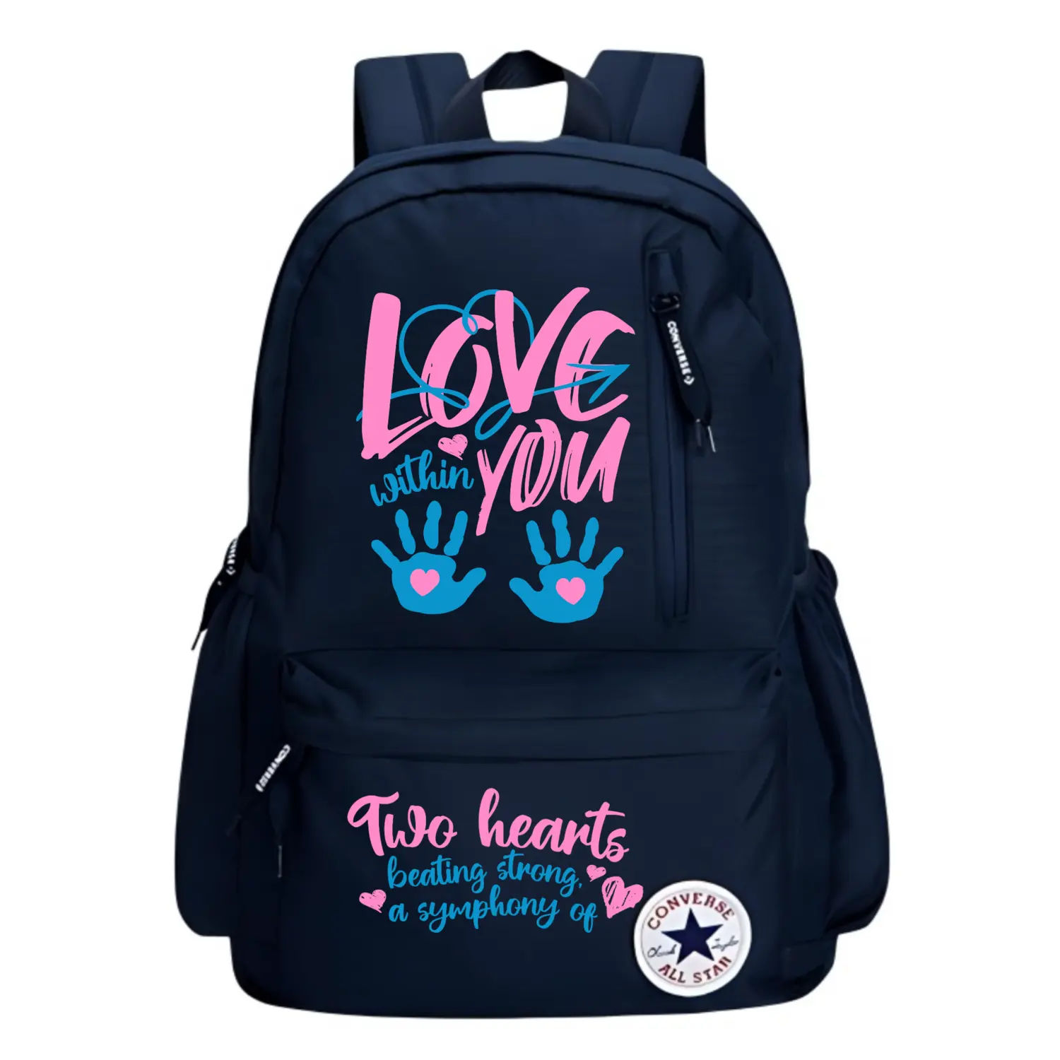 Converse Полиэстеровый рюкзак обычный унисекс темно-синий, within 
Converse Полиэстеровый рюкзак обычный унисекс темно-синий, within