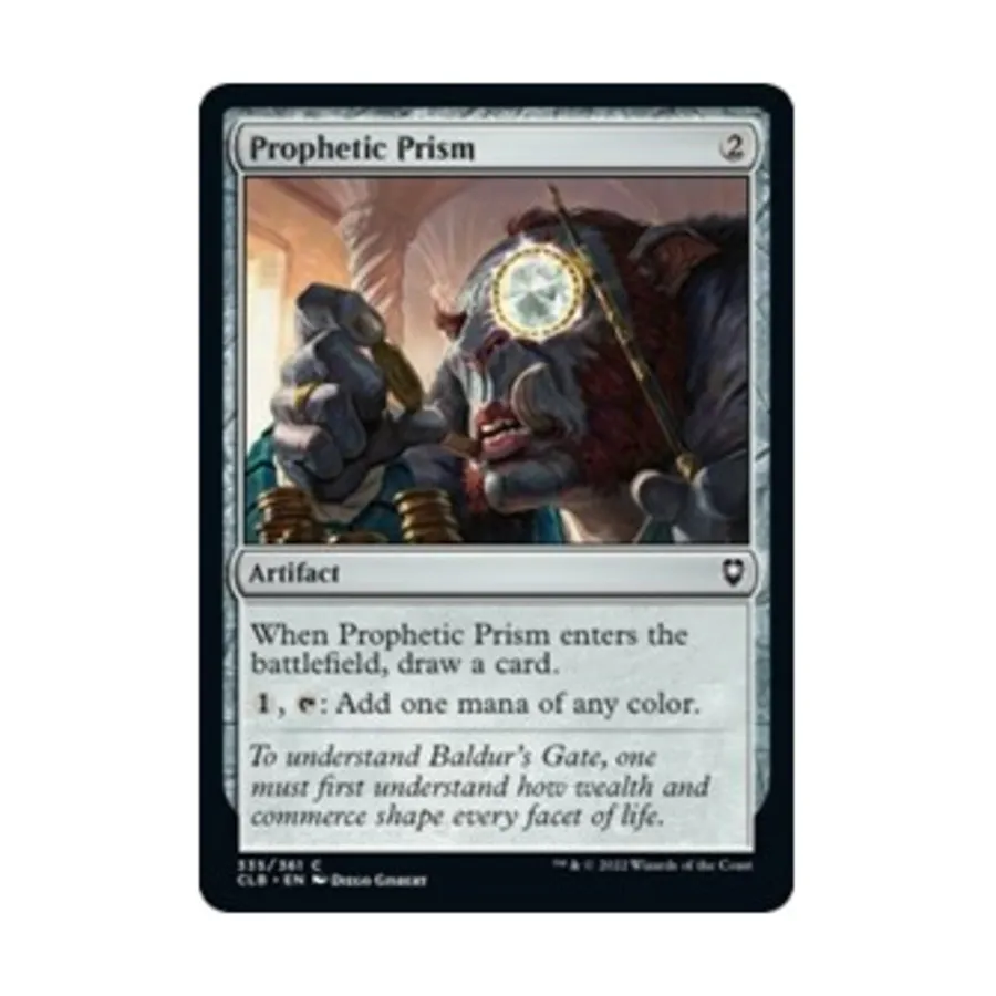 CCG Пророческая призма (C) (Фольга), MTG - Commander Legends - Battle for Baldur's Gate
CCG Пророческая призма (C) (Фольга), MTG - Commander Legends - Battle for Baldur's Gate
