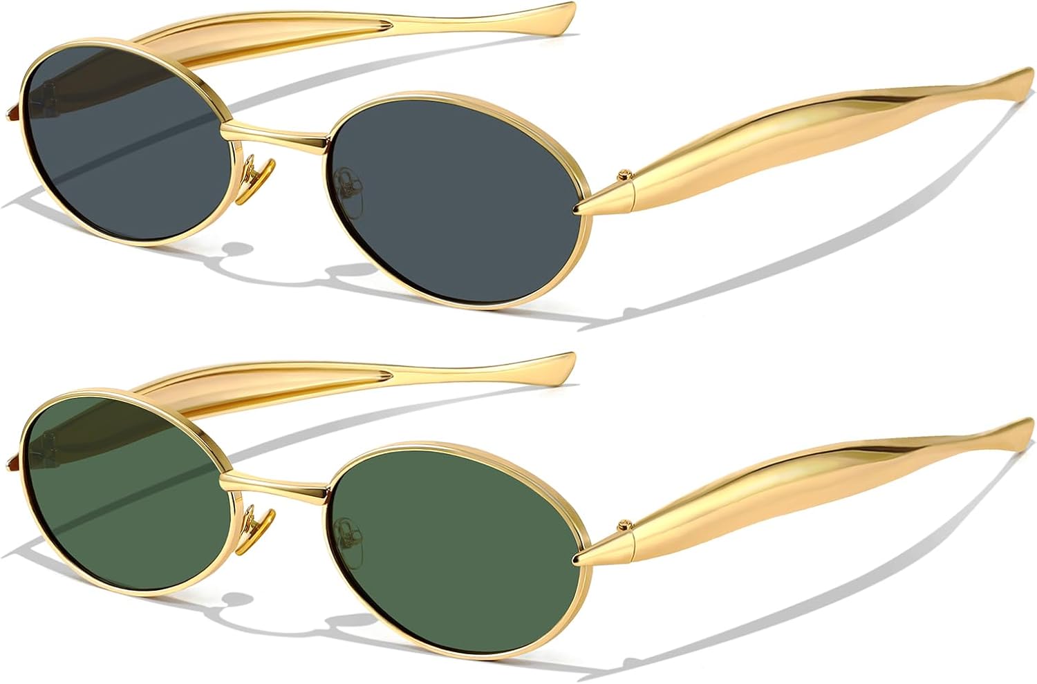 Солнцезащитные очки GRFISIA в стиле ретро, овальные, для женщин и мужчин, в стиле 70-х, с золотистой металлической оправой, защита от УФ-излучения UV400, B-gold Frame Black Lens + Gold Frame Green Lens
Солнцезащитные очки GRFISIA в стиле ретро, овальные, для женщин и мужчин, в стиле 70-х, с золотистой металлической оправой, защита от УФ-излучения UV400, B-gold Frame Black Lens + Gold Frame Green Lens
