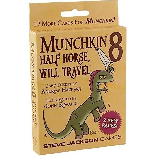 Настольная игра Munchkin 8 – Half Horse, Will Travel" Steve Jackson Games
Настольная игра Munchkin 8 – Half Horse, Will Travel" Steve Jackson Games