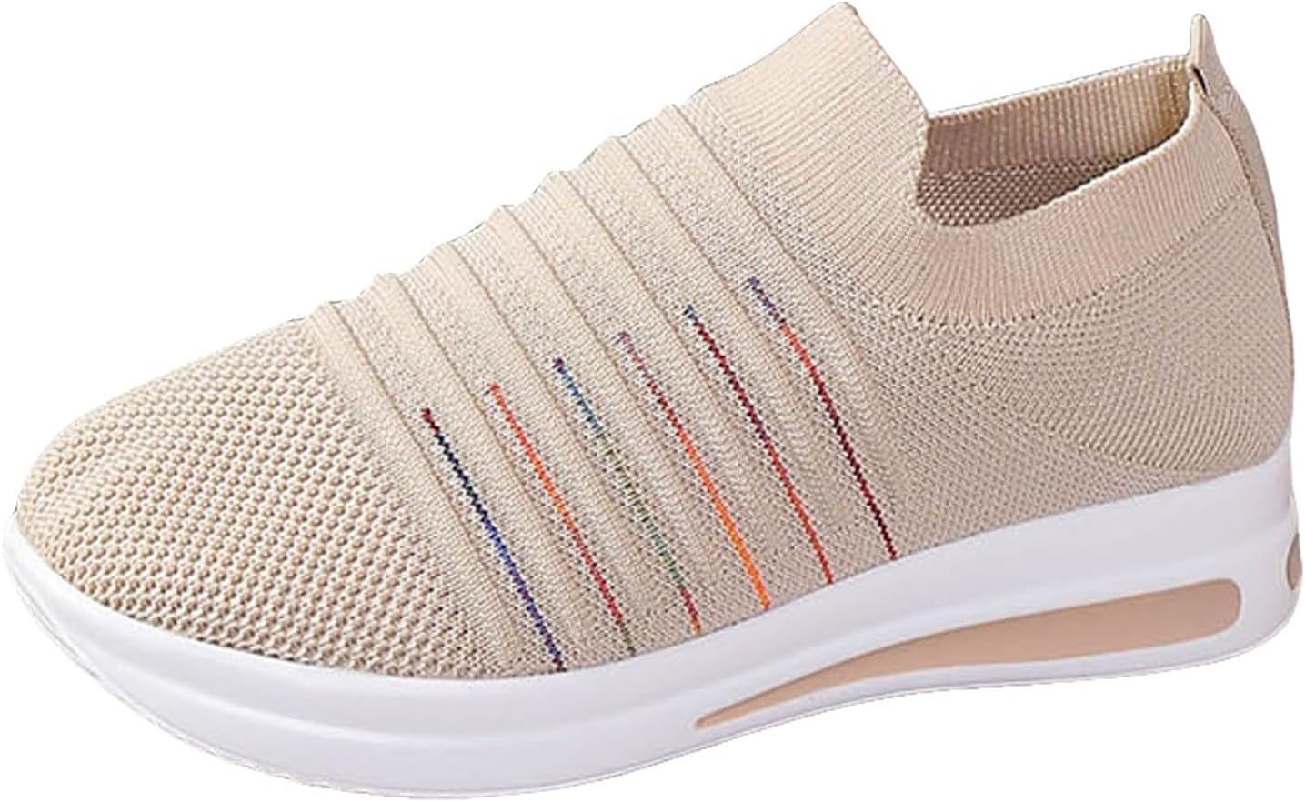 Женские кроссовки Kubbon на шнуровке, удобные спортивные кроссовки из сетки, легкие, дышащие, с нескользящей подошвой, теннисные кроссовки, повседневные на платформе с клиновидным каблуком, летние, бежевый
Женские кроссовки Kubbon на шнуровке, удобные спортивные кроссовки из сетки, легкие, дышащие, с нескользящей подошвой, теннисные кроссовки, повседневные на платформе с клиновидным каблуком, летние, бежевый