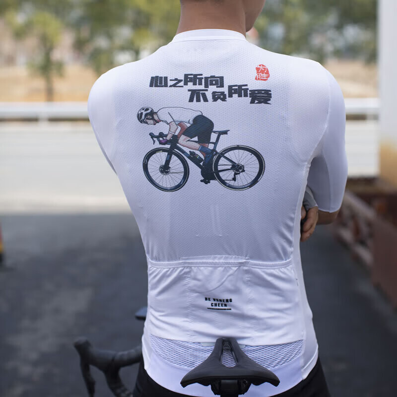 Велосипедное джерси мужское Mountainpeak с короткими рукавами с принтом на спине L, случайный цвет
Велосипедное джерси мужское Mountainpeak с короткими рукавами с принтом на спине L, случайный цвет