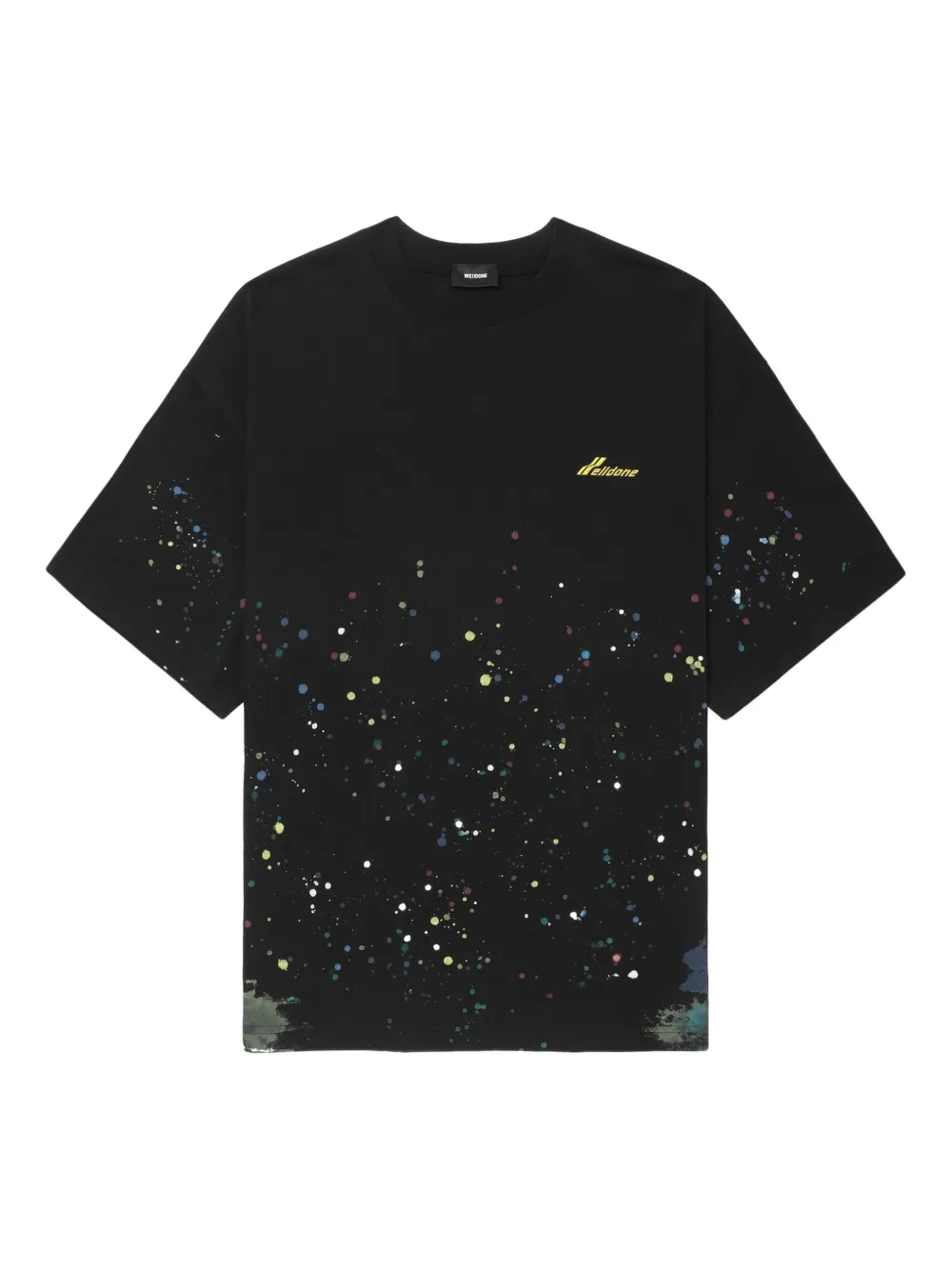 Футболка из хлопка с рисунком в виде брызг краски We11done, черный
Футболка из хлопка с рисунком в виде брызг краски We11done, черный