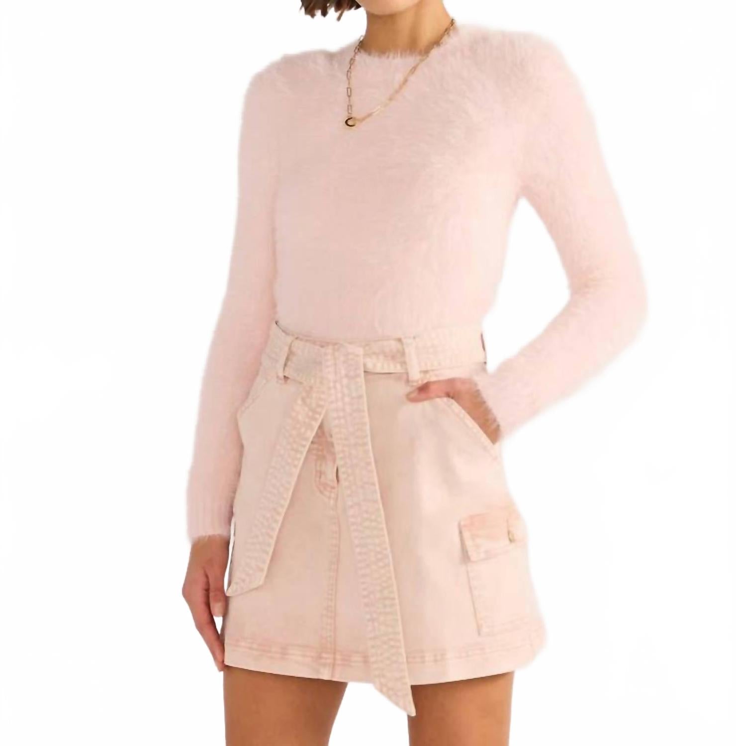 Белая джинсовая мини-юбка Dahlia MINKPINK
Белая джинсовая мини-юбка Dahlia MINKPINK