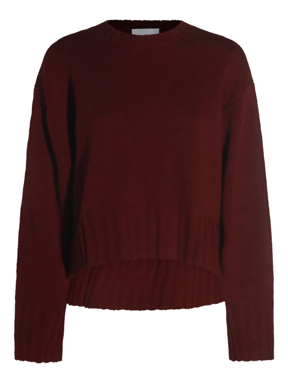 Ребристый свитер с круглым вырезом ALLUDE, коричневый
Ребристый свитер с круглым вырезом ALLUDE, коричневый