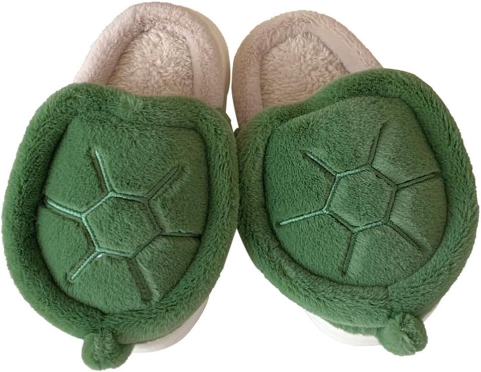 Женские плюшевые милые тапочки Uewidiod с черепашкой, удобные мужские антискользящие домашние тапочки с толстой подошвой для зимы и осени, хлопковые, зеленый
Женские плюшевые милые тапочки Uewidiod с черепашкой, удобные мужские антискользящие домашние тапочки с толстой подошвой для зимы и осени, хлопковые, зеленый