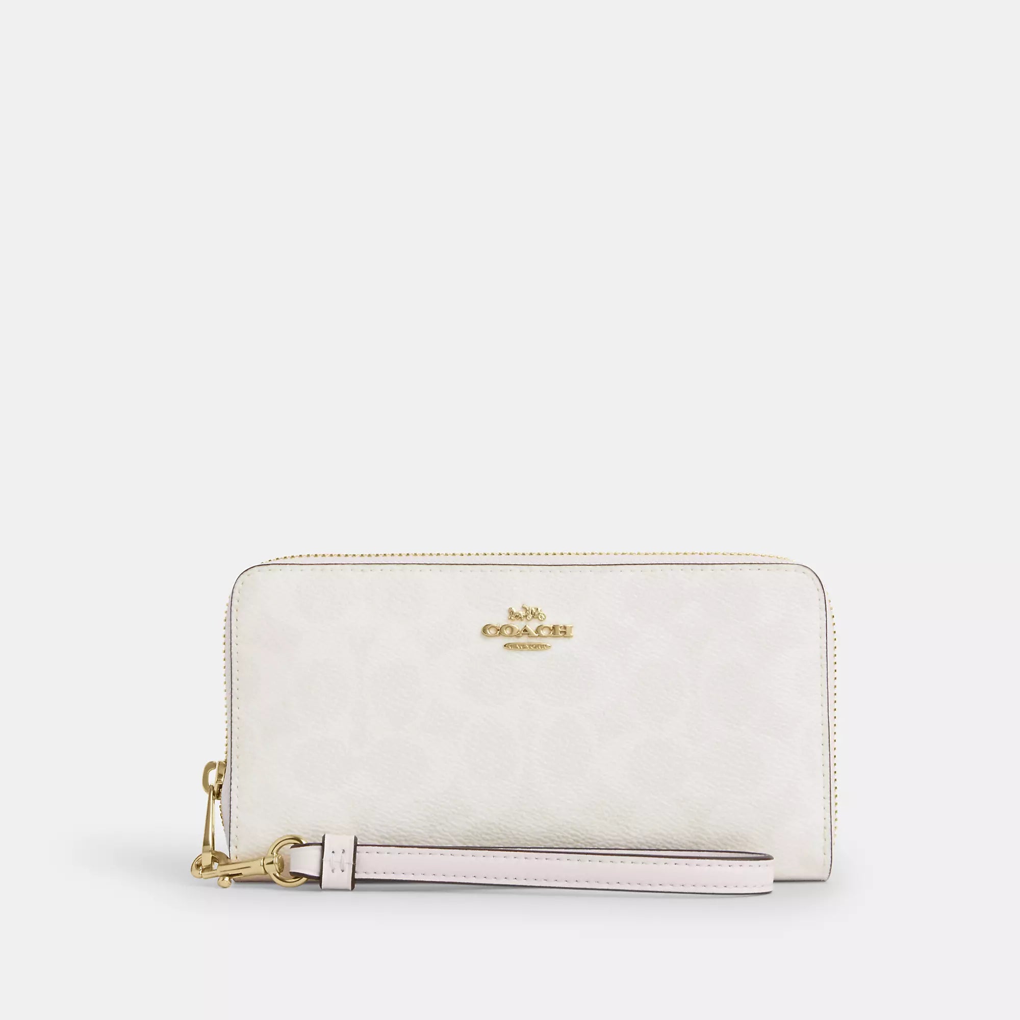 Длинный кошелек Coach Outlet на молнии из фирменной ткани, цвет gold/white/chalk
Длинный кошелек Coach Outlet на молнии из фирменной ткани, цвет gold/white/chalk