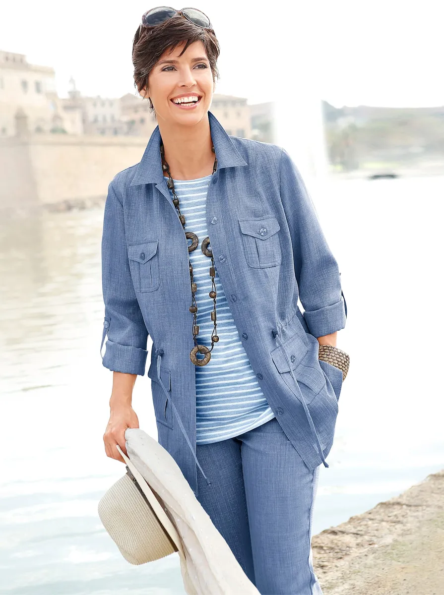 Блузка-пиджак "блузка-пиджак", синий
Блузка-пиджак "блузка-пиджак", синий