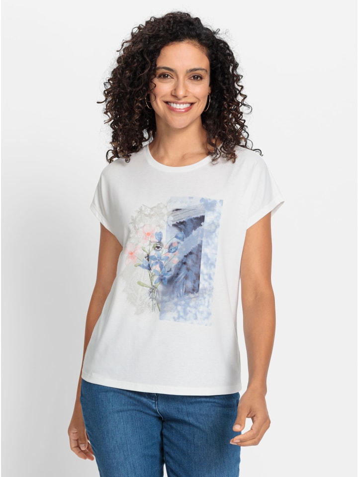 Рубашка с круглым вырезом и принтом цвета экрю WITT WEIDEN
Рубашка с круглым вырезом и принтом цвета экрю WITT WEIDEN