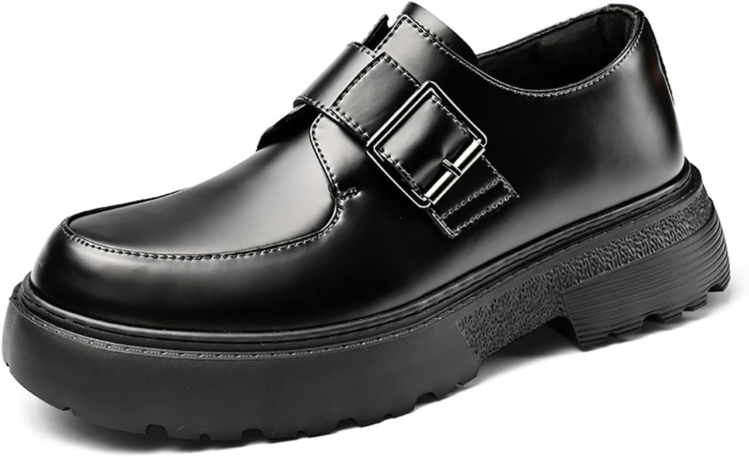 Мужские кожаные лоферы на массивной платформе с монк-застежкой, ретро, с округлым носком, удобные, с протекторной подошвой, нескользящие, для бизнеса, свадьбы, вечеринки и официальных мероприятий Nelsbrex, черный
Мужские кожаные лоферы на массивной платформе с монк-застежкой, ретро, с округлым носком, удобные, с протекторной подошвой, нескользящие, для бизнеса, свадьбы, вечеринки и официальных мероприятий Nelsbrex, черный