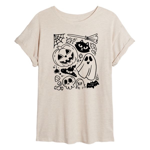 Футболка большого размера с рисунком Хэллоуина для юниоров Licensed Character, бежевый
Футболка большого размера с рисунком Хэллоуина для юниоров Licensed Character, бежевый