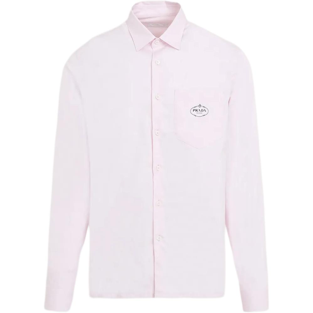Рубашка с длинным рукавом на пуговицах PRADA, розовый
Рубашка с длинным рукавом на пуговицах PRADA, розовый