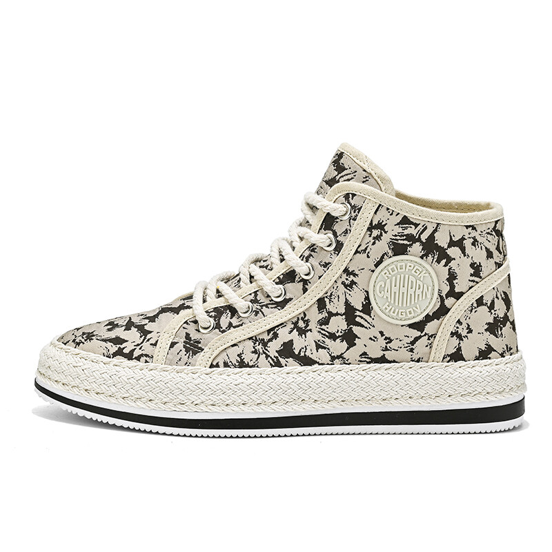 Кеды мужские, обувь для скейтбординга средняя высота Cahhrrn, черный 
Кеды мужские, обувь для скейтбординга средняя высота Cahhrrn, черный