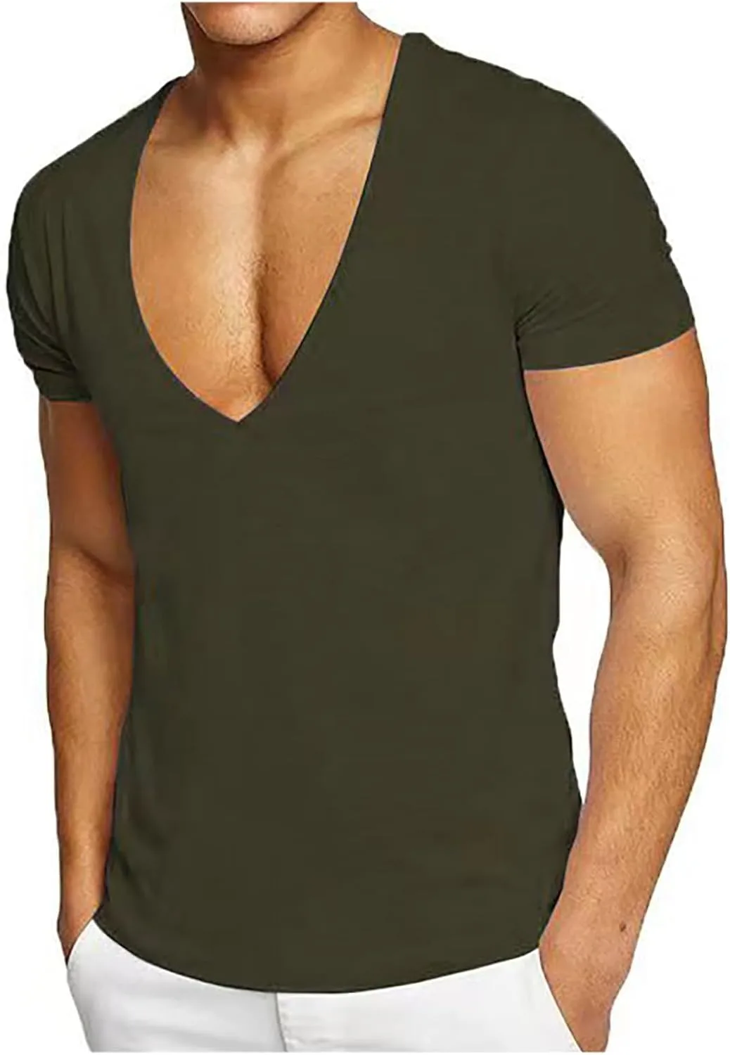 Футболка для тренировок мужская Deep V Neck Slim Fit Mrmaere
Футболка для тренировок мужская Deep V Neck Slim Fit Mrmaere